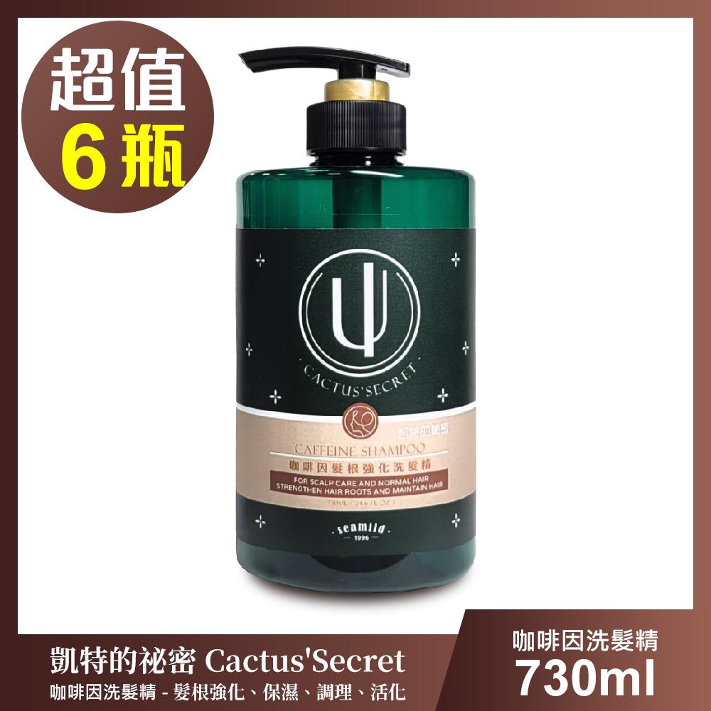 【清淨海】凱特的秘密 咖啡因髮根強化洗髮精-超值6瓶組(730ml/瓶)🌞90D007